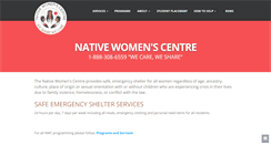 Desktop Screenshot of nativewomenscentre.com